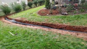 Dry creek bed Drainage and Irrigation