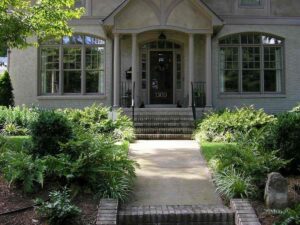 landscape design featuring expert lawn care and maintenance