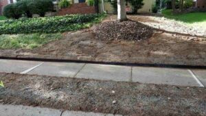 Seeding and aeration included in the lawn care at Charlotte Lawn