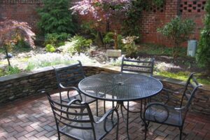 Hardscaping Projects in Charlotte, NC, featuring installation of interlocking brick patio