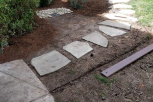 Landscape path and drainage Installation in Charlotte, NC's